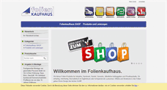 Desktop Screenshot of folienkaufhaus.de